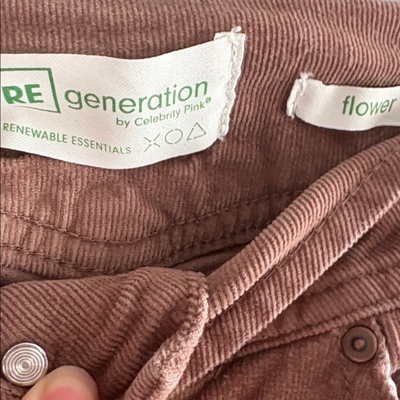 Celebrity Pink Corduroy Pants in Brown - Picture 4 of 5